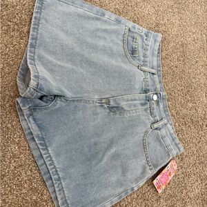 Light Blue Denim Women's Shorts